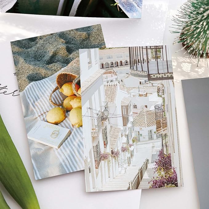 LA MAISON COZY Wall Collage Kit, Teen Posters Art Print, 50PCS 4x6'' Vintage Wall Decor Gift for Teen Girls' Dorm Room