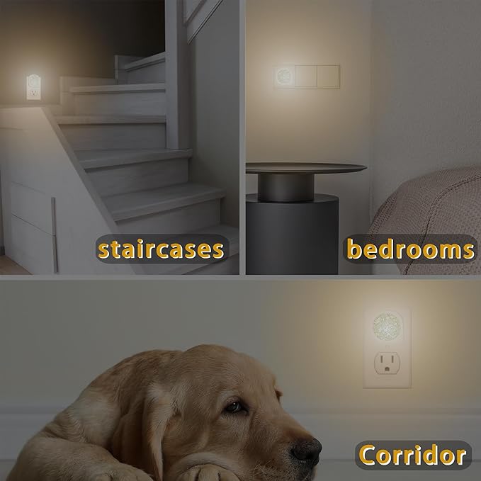 Cute Frog Night Lights Plug into Wall, Cute Frog Animal Night Light for Boys Girls Led Night Light, Dusk to Dawn Sensor Nightlight for Stairway/Hallway/Bedroom