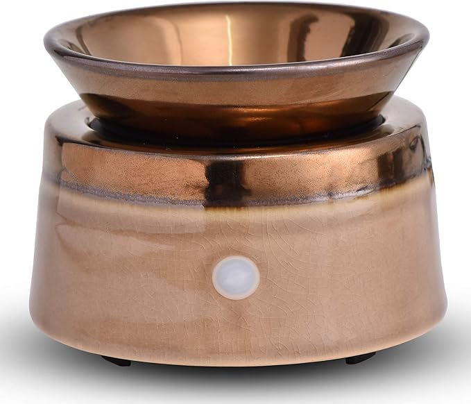 kobodon Ceramic Wax Melt Warmer Candle Wax Warmer for Scented Wax 3-in-1 Electric Wax Melts Wax Cubes Wax Tart Burner Gift for Home Office Decor…