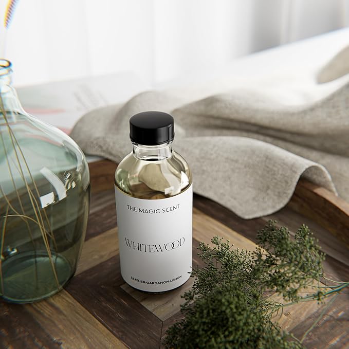 Whitewood Oils for Diffuser - HVAC, Cold-Air, & Ultrasonic Diffuser Oil Inspired by The 1 Hotel, Miami Beach - Essential Oils for Diffusers Aromatherapy - 4 fl oz, 120 mL