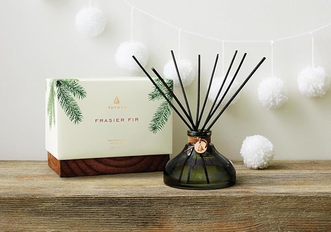 Thymes Unscented Reed Diffuser Sticks - for Use in Oil Diffuser - Rattan Wood Sticks (14 Replacement Reeds)