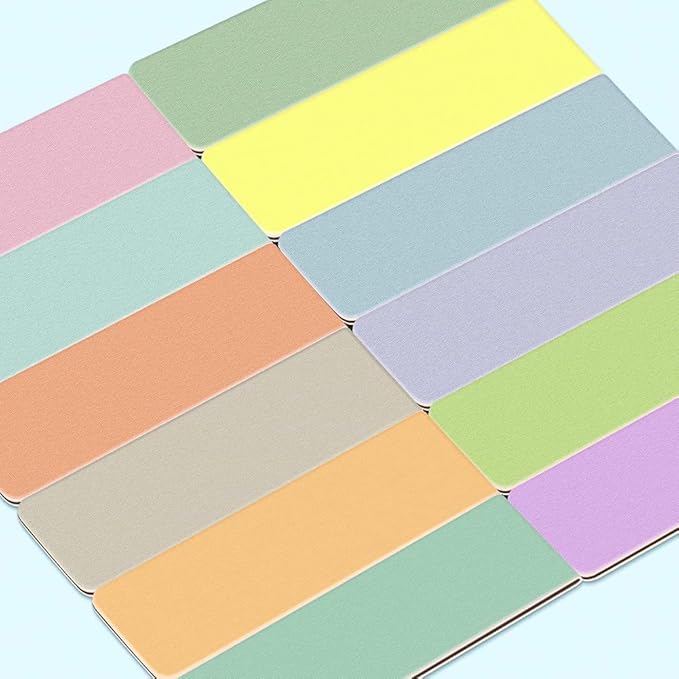 UpUDo 12 Pack Magnetic Bookmark, Book Marker Clip for Teachers, Students, Book Lovers, Printing on 2 Side