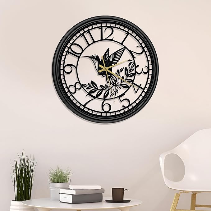 Big Wall Clock - Wall Clocks for Living Room Decor, Quiet and No Ticking Suitable for Wall Decor, Living Room Decoration, Kitchen Decoration