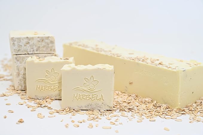 Marbela Cosmetics Handmade Soap - Natural Oats - Soap Bar 3.5 oz