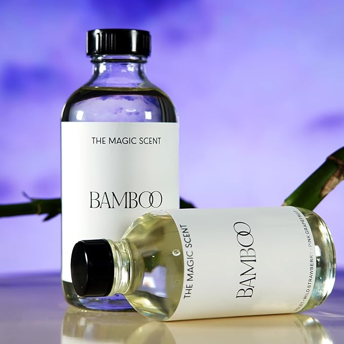 Bamboo Oils for Diffuser - HVAC, Cold-Air, & Ultrasonic Diffuser Oil Inspired by The Four Seasons, Bora Bora - Essential Oils for Diffusers Aromatherapy - 8.5 fl oz, 250 mL