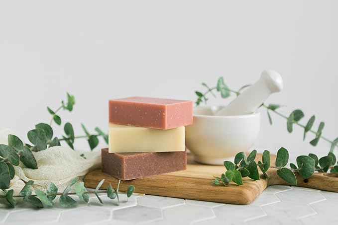 1 Pack -Eucalyptus Spearmint- Handmade Organic Bar Soap for Face and Body - Moisturizing, All-Natural, Cruelty-Free - Botanical Ingredients - Shower, Bath, Hand Soaps, Gifts - 4.5 oz
