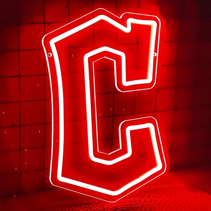 Neon Sign Baseball Team Neon Light Up Sign for Wall Decor Led Light for Man Cave Bedroom Gifts for Baseball Fans 5V USB Powered Size Wall Art 14.5 * 9.8inch(ZYLD142)