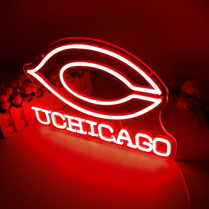 University Neon Signs,College LED Sign,University Basketball Neon Signs,College Name Signs for Man Cave,Room,Dorm Decor for College Students,Sport Fans,Size 16.53 * 11.61in(XD110)