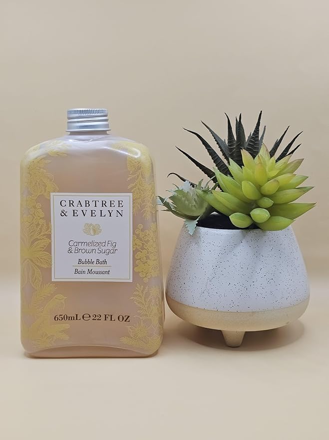 Crabtree & Evelyn Carmelized Fig & Brown Sugar Bubble Bath, 22 Fl Oz
