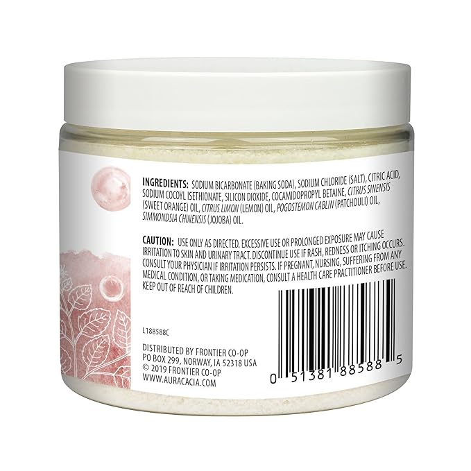 Aura Cacia Aromatherapy Foam Bath, Peaceful Patchouli and Sweet Orange, 14 ounce jar