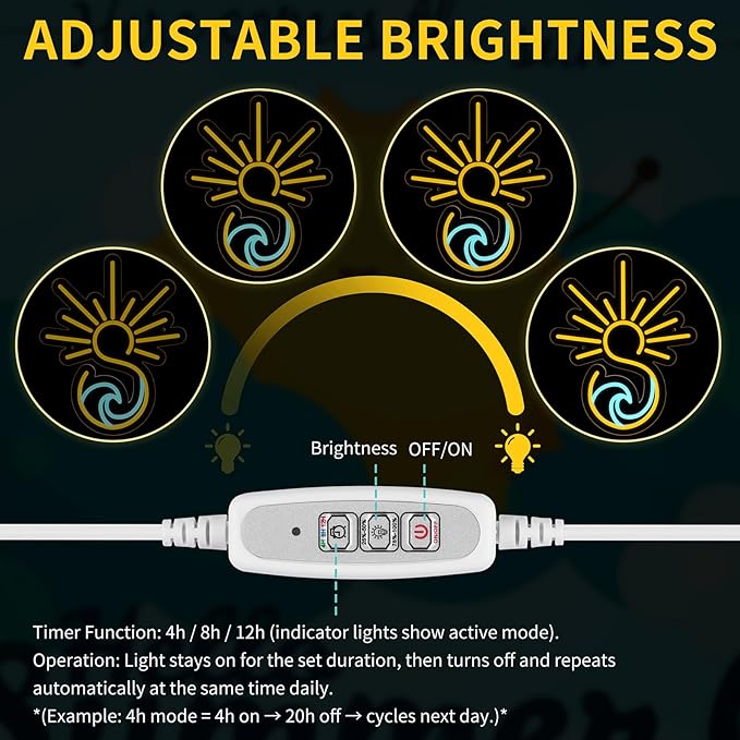 Sunrise Sunset Neon Sign with Cycle Timer Sunrise Wave Neon Signs for Man Cave Bedroom Home Birthday Party Christmas Wedding Living Room Party Bar Decor USB Powered