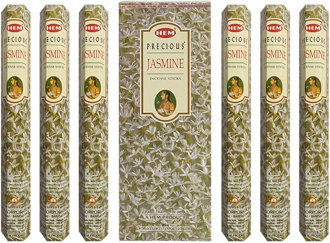 Precious Jasmine Incense Sticks and Incense Stick Holder Bundle Insence Insense Hem Incense Sticks