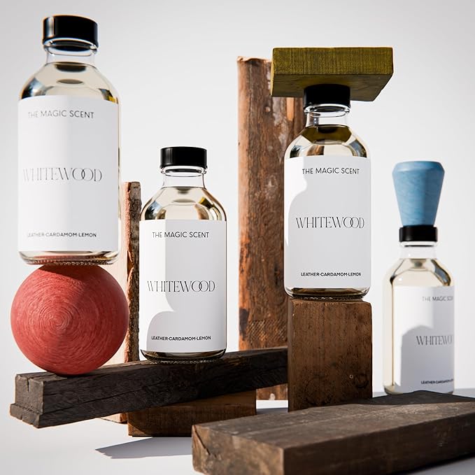 Whitewood Oils for Diffuser - HVAC, Cold-Air, & Ultrasonic Diffuser Oil Inspired by The 1 Hotel, Miami Beach - Essential Oils for Diffusers Aromatherapy - 4 fl oz, 120 mL