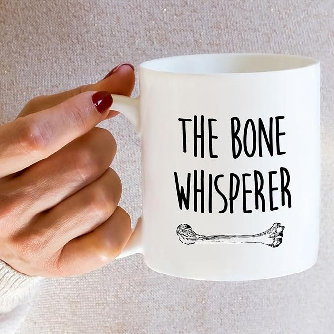 Retreez Funny Orthopedic Mug - The Bone Whisperer Mug - 11 Oz Ceramic Coffee or Tea Cup - Humorous Sarcastic Gift for Orthopedist, Orthopedic Surgeon, Bone Doctor, Orthopedic Specialist, Chiropractor