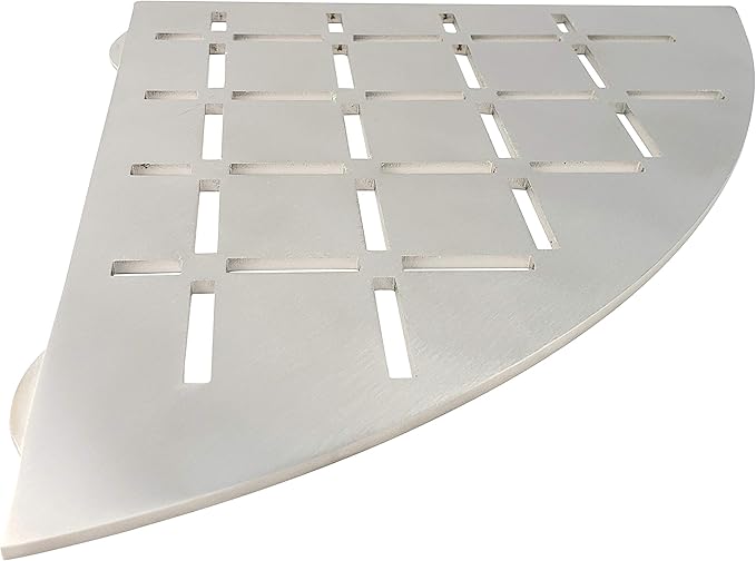 FROSCH Stainless Steel Shower Shelf, Corner - Quadrant (Brushed)