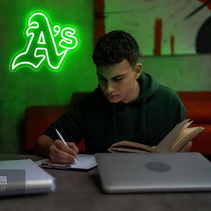 Baseball Neon Sign for Wall Decor Baseball Sport Team LED Neon Light for Man Cave Dormitory Bar Club Birthday Gifts for Sport Fans USB Powered(ZKXD316)