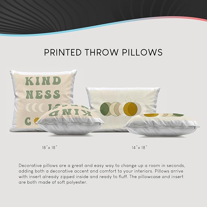 Stupell Industries Splashing Baby Cow Indoor Printed Throw Pillow, 18 x 18, Blue