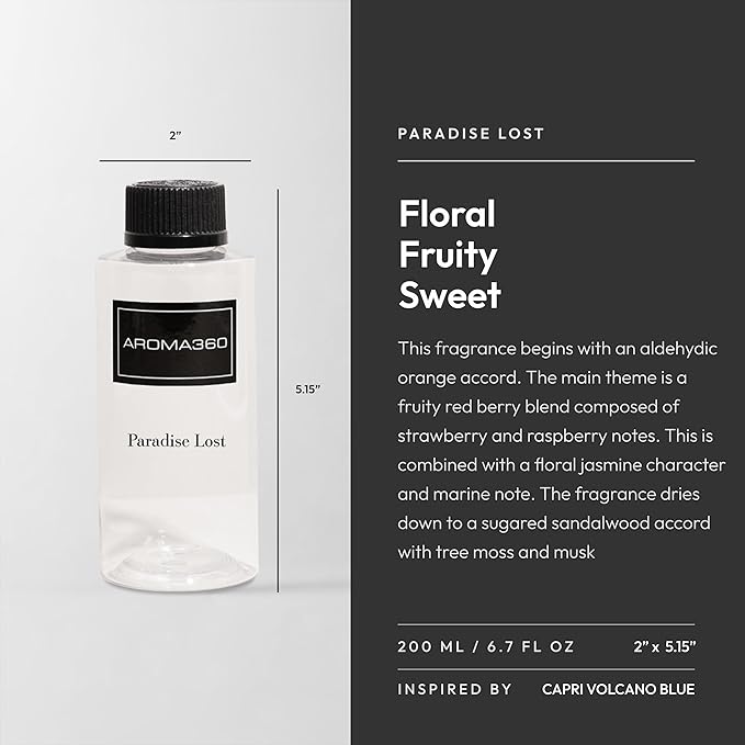 Aroma360 Fragrance Diffuser Oil - Luxury Hotel Inspired - Paradise Lost - 200mL