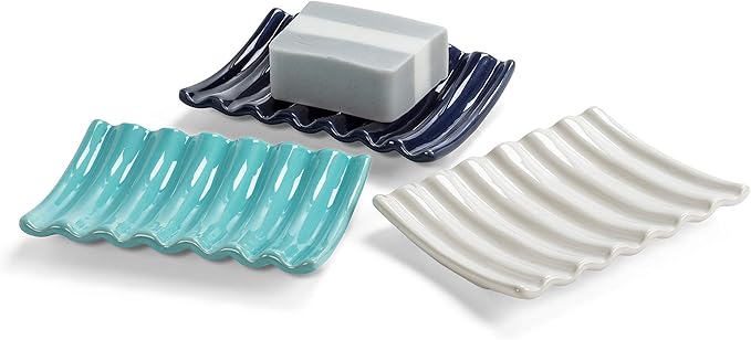 Abbott Collection Soap Dish, 5.25" L, Ridged