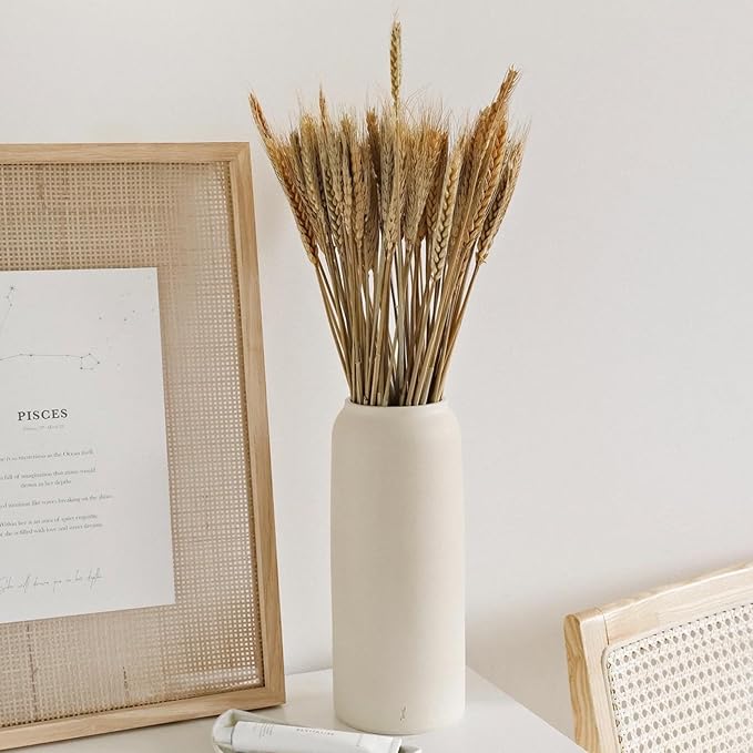 500 Pcs Dried Flower Dried Wheat Stalks Wheat Grass Decor Dried Flowers Arrangement for Home Table Wedding DIY Design Party Farmhouse Decor (16")