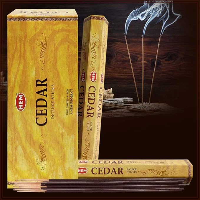 TRUMIRI Cedar Incense Sticks & Holder Bundle