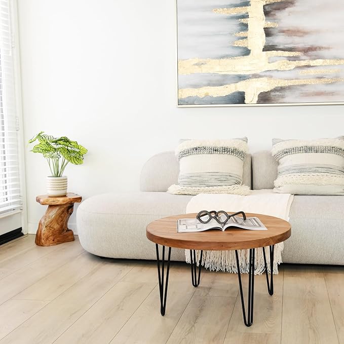 WELLAND Old Elm Coffee Table (Round)