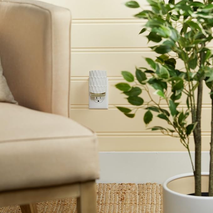 Yankee Candle Grey Organic Pattern ScentPlug Diffuser