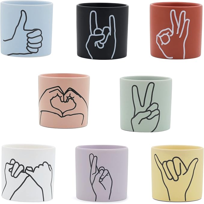 Paddywax Candles Impressions Artisan Hand-Poured Scented Candle, 5.75-Ounce Jar, Hang Loose Shaka - Ocean Rose + Bay