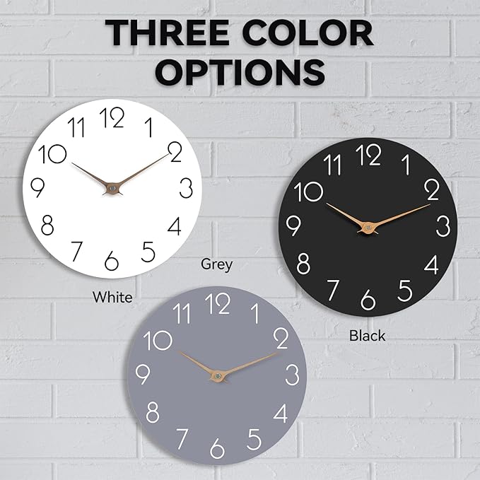 Wall Clock - 12 Inch White