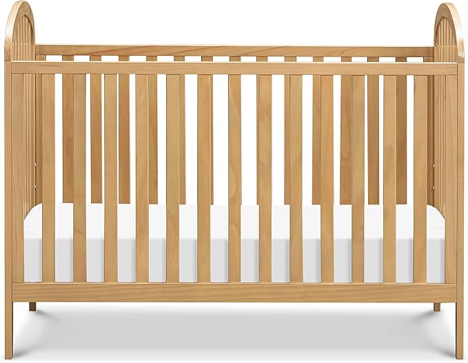 DaVinci Beau 3-in-1 Convertible Crib in Honey, Greenguard Gold Certified