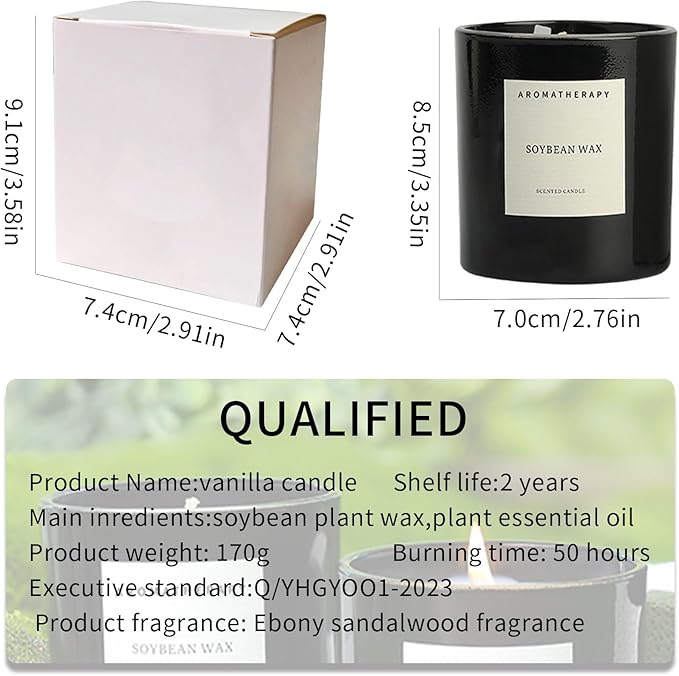 Butterfly Vanilla Candle – Aromatherapy Candle with Rotating Golden Butterfly Spinner, Scented Candle Gift for Relaxation, Home Décor & Special Occasions (White Peach Oolong, Black)