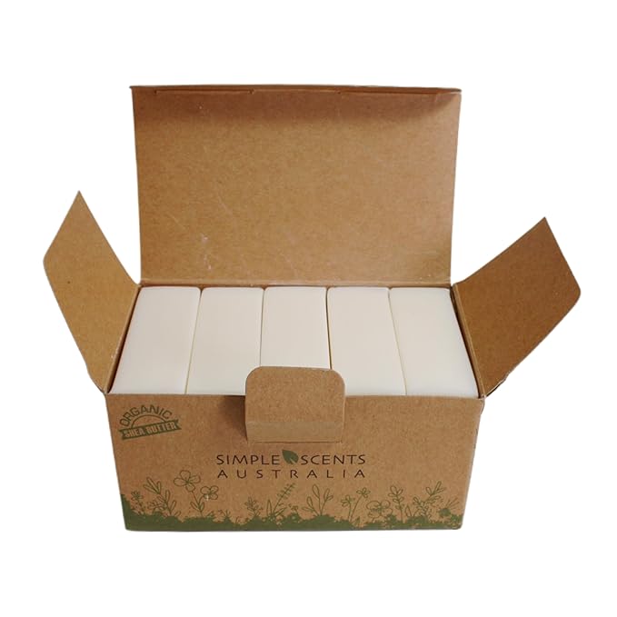 Goats Milk Scented Natural Soap Bars (5 Bars), 3.5oz Moisturizing French Triple Milled Soap Bars Enriched with Shea Butter - Pure Plant Oil Bath & Body