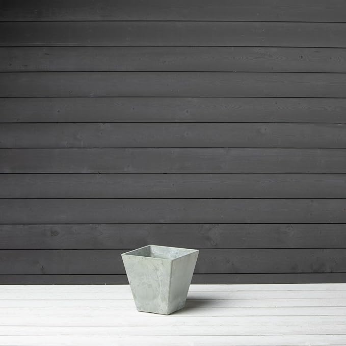 ArtStone 35086 Ella Square Planter, 8-Inch, Mint