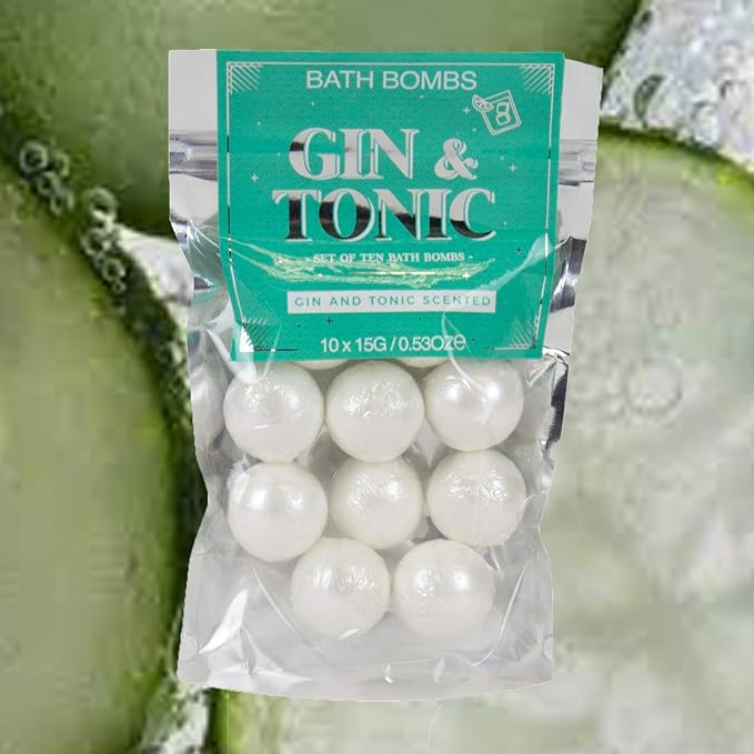 Gin and Tonic Bath Bombs