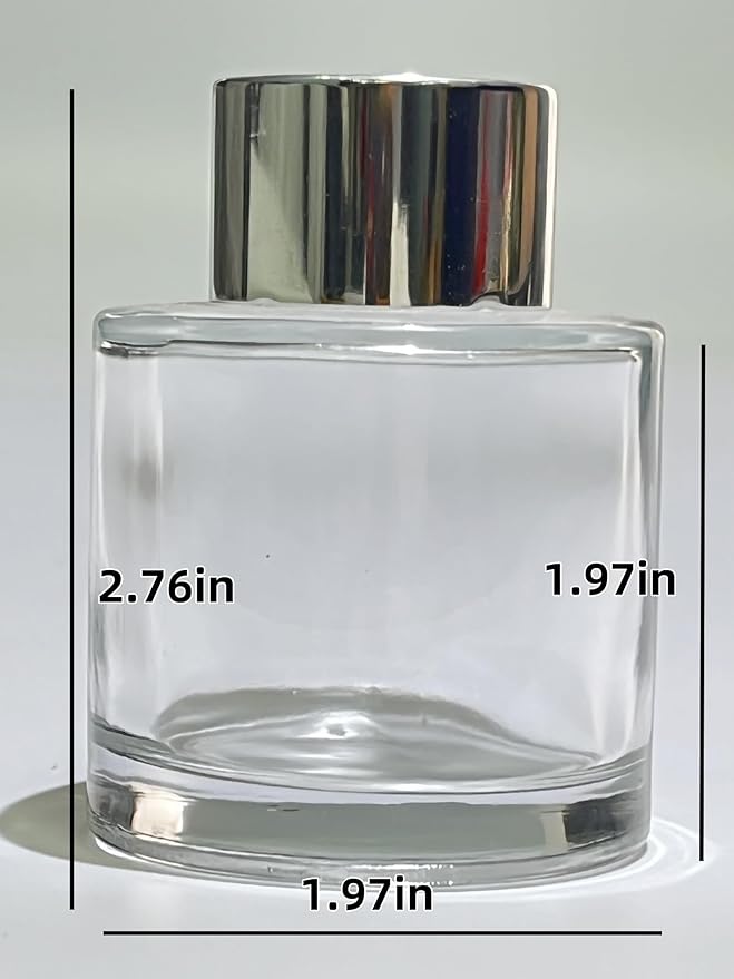 Two Reed Diffuser Bottles Empty,Reed Diffuser Base is A Must-Have for Home Decor and a Great Partner for Diffuser Sticks