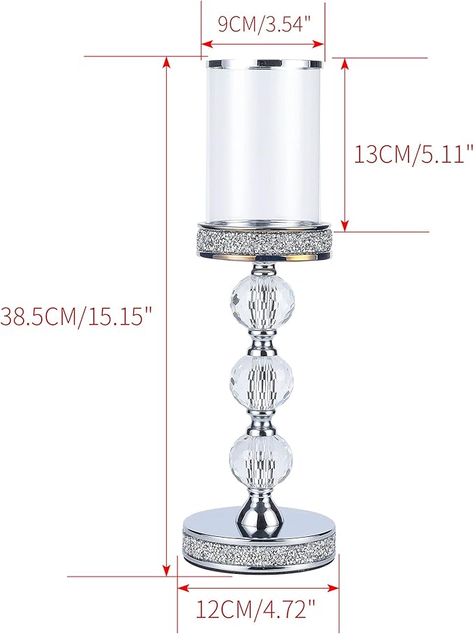 Pillar Candle Holders, Candle Holder for Pillar Candle, Candlesticks Holder for Coffee Dining Table,Wedding, Home Ceterpieces, Home Decor CH00XL