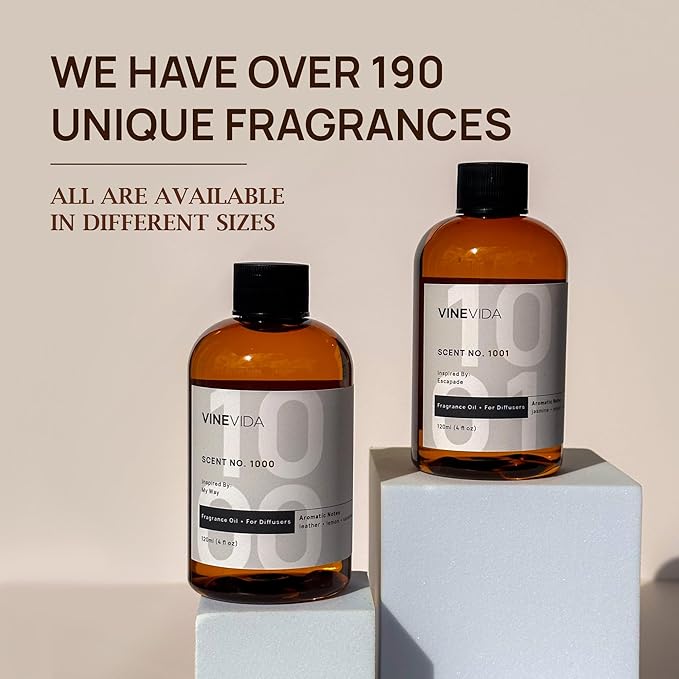 VINEVIDA Caribbean Breeze Fragrance Oil for Cold Air Diffusers - Gallon(128 Fl Oz) - Essential Oils for Diffuser Oil Refill & Air Freshener Room Spray