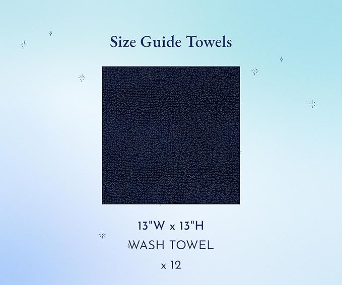California Design Den Bulk Pack of 24 Washcloths - 100% Cotton, Soft, Quick-Dry & Highly Absorbent, Premium Towels for Hotel, Spa and Bathroom (13" x 13" - White)