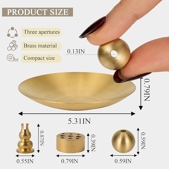 Incense Burner Stick Holder Bowl,Incense Burner Ash Catcher,Incense Holders for Sticks,Ideal for Meditation Yoga Room