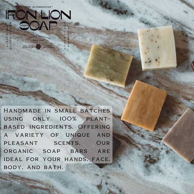 Fruit Farts Organic Soap Bar (banana, grapefruit, kiwi, bubblegum, berries and vanilla) - All Natural Bath Soaps for All Skin Types - Cold Process and Handmade