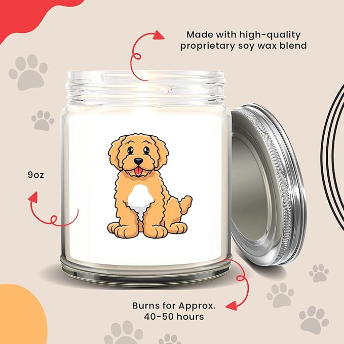 1OAK Lavender Scented Candles - Made in USA (Goldendoodle)