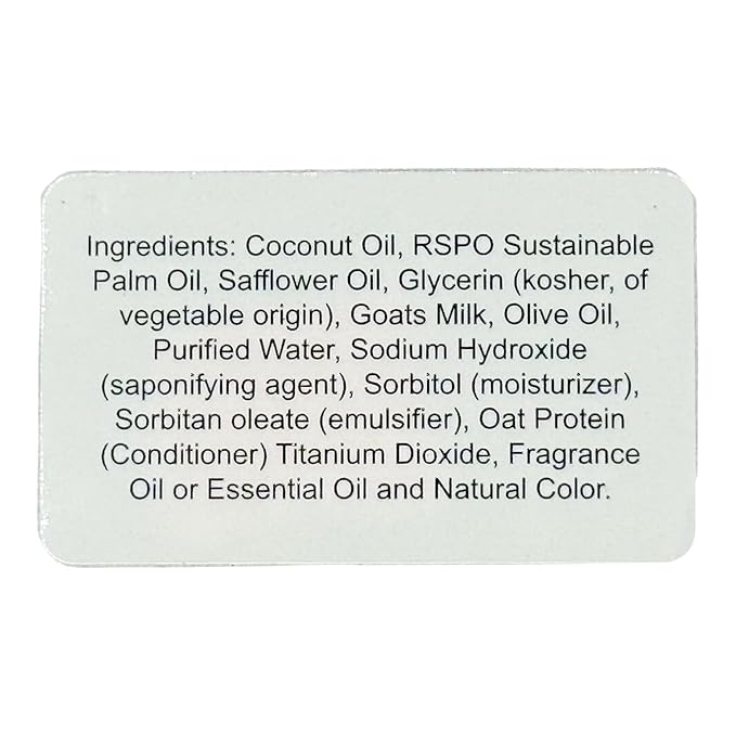 Grecian Goats Milk & Olive Oil Soap Bar 3-pack Almond Scent: Handmade, All-Natural, Soap for Dry & Sensitive Skin, RSPO Sustainable - 6oz Bar