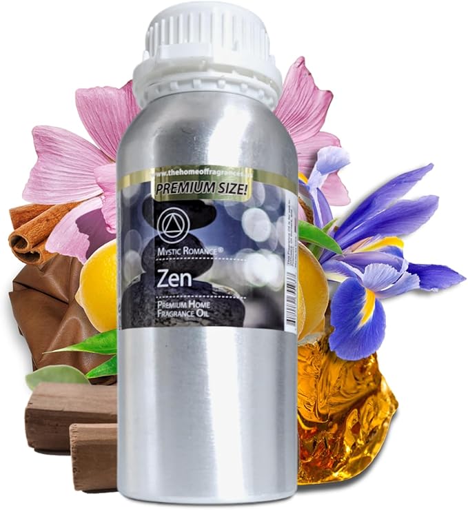 Mystic Romance My Way Zen Premium Home Fragrance Oil - for Aroma Oil Diffusers and Burner Oil Lamps (600ml, My Way Zen)