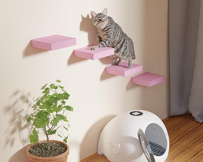 Floating Shelves, Floating Shelves for Wall, with Invisible Bracket, Bathroom Shelves, Bedroom Decor, Floating Shelf, Shelves for Wall Storage, Display Shelf, Set of 2