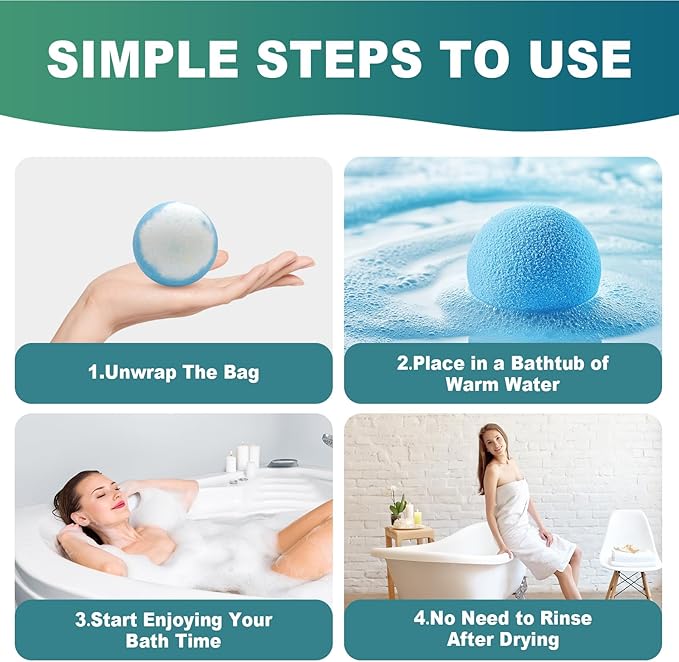 Bath Bombs Fathers Day Birthday Gift for Women Mom Her Daughter Wife Set - 12Pack Handmade Natural & Organic, Spa Relaxing Birthday Gifts for Men, Aromatherapy Bubble Bath, Amazing Present for Kids