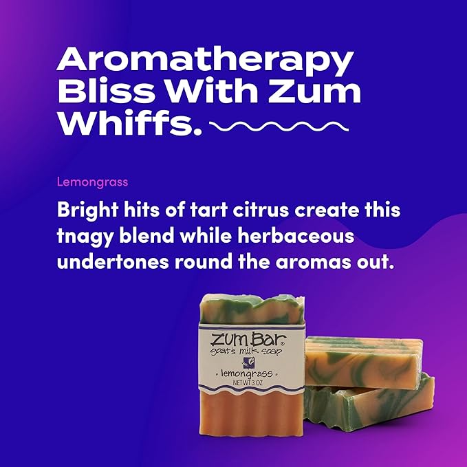 Zum Bar Goat's Milk Soap - Lemongrass - 3 oz (6 Pack)