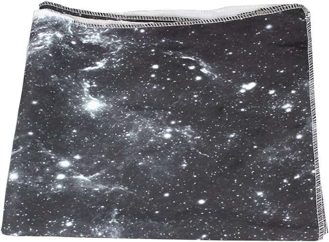 VAKADO Moon Starry Night Tapestry for Bedroom Aesthetic Black and White Tapestry Wall Hanging Space Galaxy Stars Wall Covering Decor Black Light Tapestries for Living Room Dorm 59"X82.6"