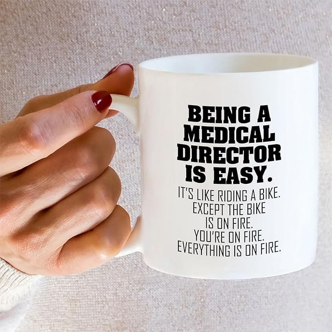 Retreez Funny Medical Director Mug - 11 Oz Ceramic Coffee or Tea Cup - Humorous Sarcastic Gift for Chief Medical Officer, Clinical Director - Birthday, Holidays, Appreciation Gift For Men, Women, Him