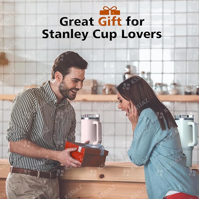 Water Bottle Organizer for Stanley 40 oz, Rotating Stanley Cup Organizer Holder, Tumbler Organizer Holder, Stanley Cup Accessories, Easy to Install, Pink๏ผPatented Product๏ผ
