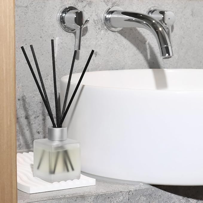 3-Pack Reed Diffuser Set, 100ml Gardenia/Lavender/Rose Scented Oil, Flower Aroma Essential Oils with Diffuser Sticks, Long Lasting Bathroom Air Freshener, Home Fragrance for Room Decor